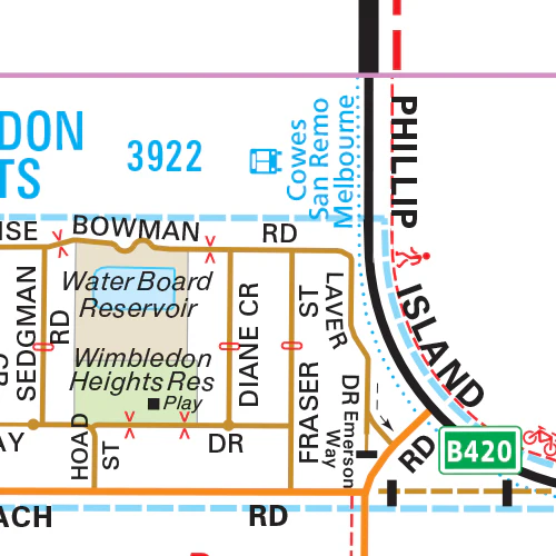 Melway Bass Coast Council WallMap - Image 2