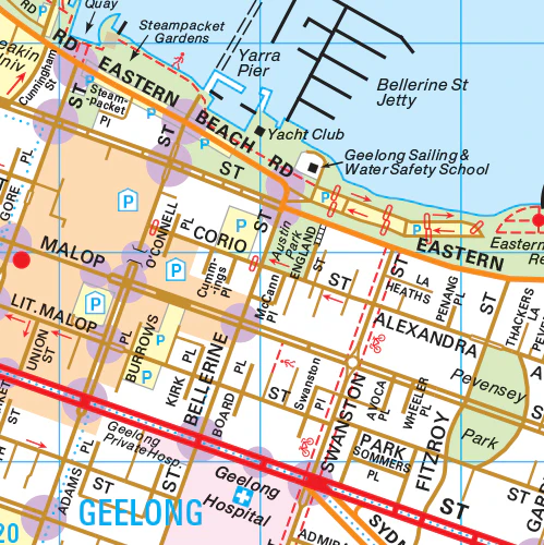 Melway Greater Geelong Council WallMap - Image 2